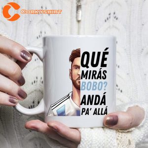 Lionel Messi Que Mira Bobo Goat World Cup Ceramic Coffee Mug
