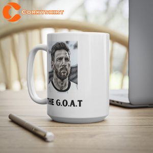 Lionel Messi The Goat Argentina Winners Ceramic Mug