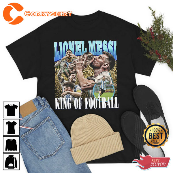 Lionel Messi The King GOAT Unisex Shirt