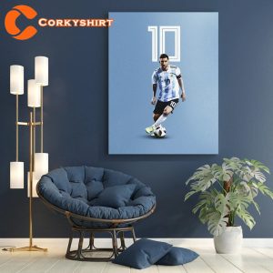 Lionel Messi Wall Decor Premium Matte Vertical Argentina Posters