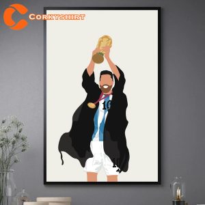 Lionel Messi World Champion Argentina World Cup 2022 Poster
