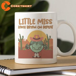 Little Miss On Repeat Zach Bryan Mug Gift For Fans