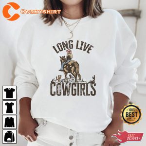 Long Live Cowgirls Hoodie For Women Western Shirt