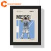 Messi 2022 World Cup Champions Argentina Poster Wall Art