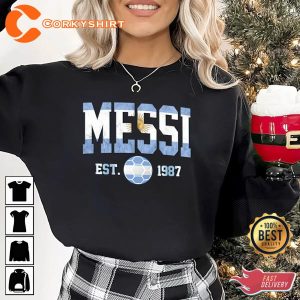 Messi Est 1987 Winner Of World Cup T-Shirt Design