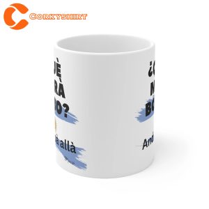 Messi Que Mira Bobo Worldcup Argentina Soccer Winners Ceramic Mug