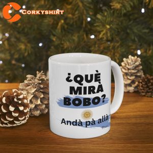 Messi Que Mira Bobo Worldcup Argentina Soccer Winners Ceramic Mug