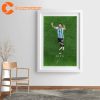 Messi Signature World Cup 2022 Lionel Messi GOAT Canvas Poster