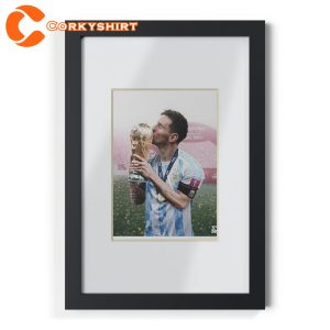 Messi World Champion Messi Framed Poster