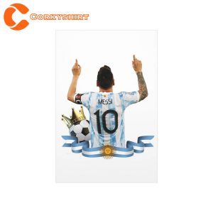 Messi World Cup 2022 Final Winner Poster