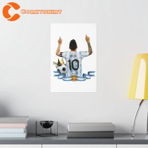 Messi World Cup 2022 Final Winner Poster