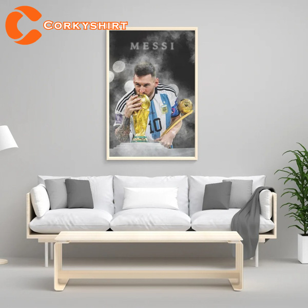 Messi World Cup 2022 Lionel Messi Argentina Football Poster