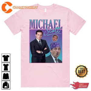 Michael Scott Top US Office TV Show Vintage Funny T-Shirt