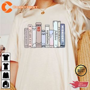 Midnight Albums As Books Sweatshirt Shirt Gift For Taylor Fans
