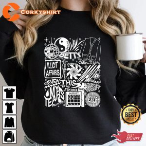 Midnights Folklore Tracklist Swifties Gift T-Shirt Sweatshirt