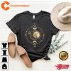 Mystic Moon And Sun Mystical Moon Phase T-Shirt Design