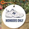 New Balance Members Only Merry Christmas Funny Dad Ornament
