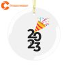 New Year 2023 Glass Tree New Year Ornament