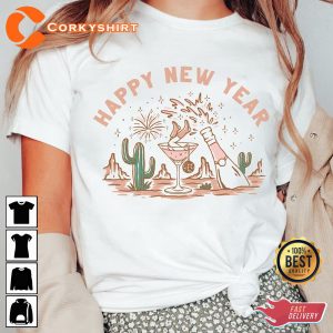 New Years 2023 Cowgirl Groovy Disco Western Vintage Sweatshirt