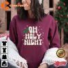 Oh Holy Night Retro Christmas Vacation Christmas Song Sweatshirt