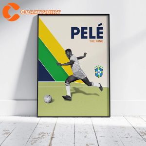 PELE Brasil World Cup Modern design Poster
