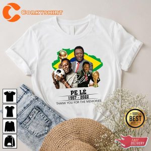 Pele 1957-2022 Thank You For the Memories Unisex T-Shirt