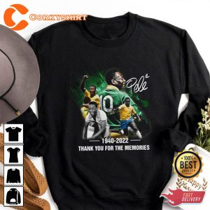 Pele Best Brazil Football Player Unisex Graphic T-Shirt