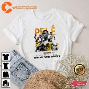 Pele Brazil Football Player RIP Unisex Graphic T-Shirt