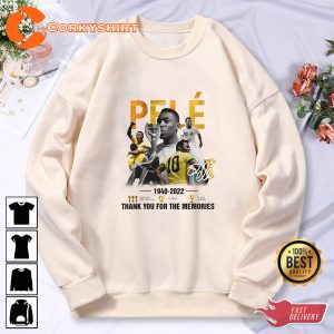 Pele Brazil Football Player RIP Unisex Graphic T-Shirt