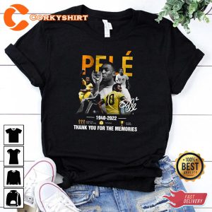 Pele Brazil Football Player RIP Unisex Graphic T-Shirt