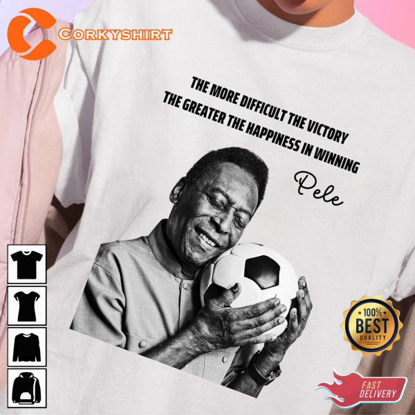 Pele Brazil Pele Legend Soccer Quote Unisex T-Shirt