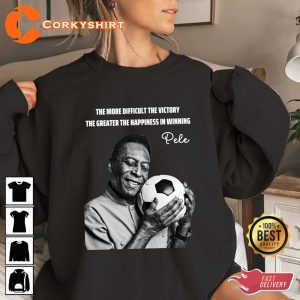 Pele Brazil Pele Legend Soccer Quote Unisex T-Shirt