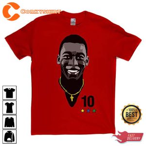 Pele Brazil Shirt Gift For Soccer Fans