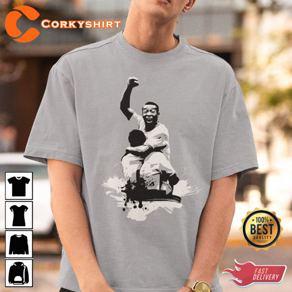 Pele Pays Tribute Hero Muhammed Ali Clay Lex Unisex T-Shirt