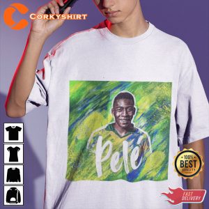 Pele The King Of Football Vintage 90s Shirt