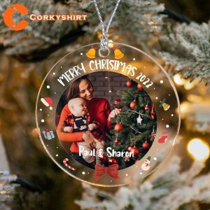 Personalized Picture Custom Christmas Gifts Xmas Ornament