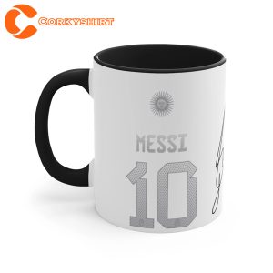 Qatar World Cup 2022 Lionel Messi Signature Mug