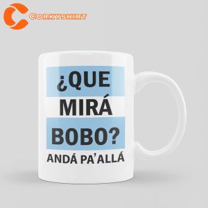 Que Mirá Bobo Argentina World Cup Winner 2022 Mug Cafe