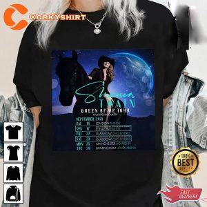 Queen Of Me Tour 2023 Shania Twain Vintage Music Shirt