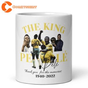 Rest In Peace The King Pelé 1940-2022 Mug