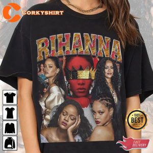 Retro 90s Rihanna Vintage Graphic Unisex T-Shirt