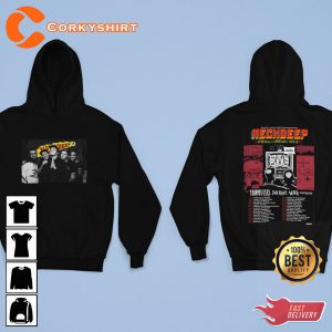 Retro Neck Deep Tour Vintage 90s Neck T-Shirt Design