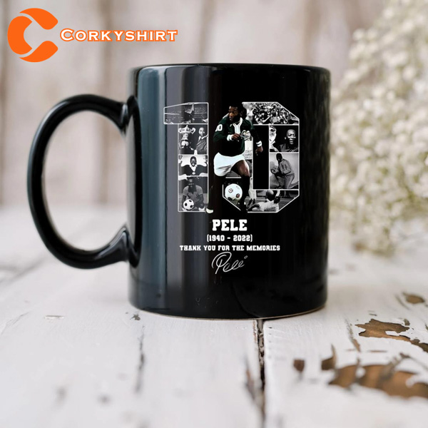 Rip Pele 1940-2022 Thank You For The Memories Signature Coffee Mug