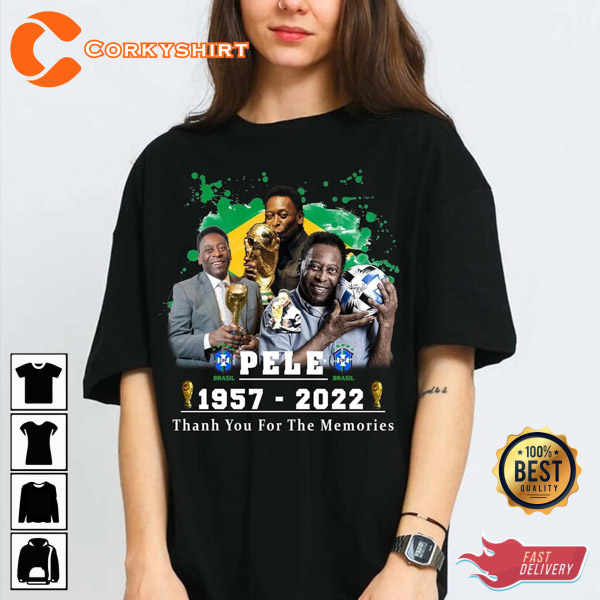 Rip Pele King of football Gift for Pele Lovers T-Shirt