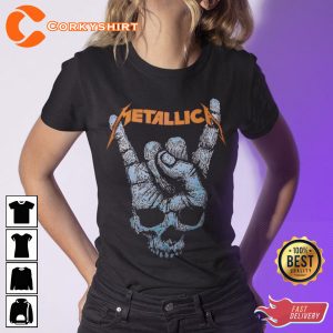 Rock Metal Metallica Skull Shirt