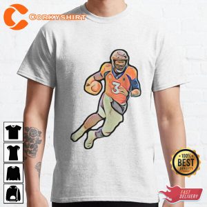 Russell Wilson Denver Bold Cartoon Quarterback Unisex T-Shirt