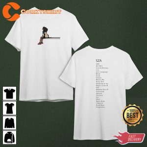 SZA SOS Tracklist Shirt Sza Shirt Lyrics 2 Sides
