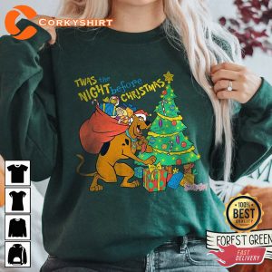 Scooby Doo Night Before Christmas Retro Shirt