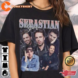 Sebastian Stan 90s Graphic Vintage Classic Retro T-Shirt