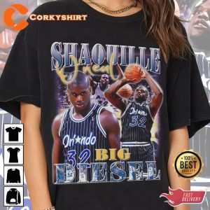 Shaquille O’Neal Basketball Shaquille Vintage Classic Retro T-Shirt